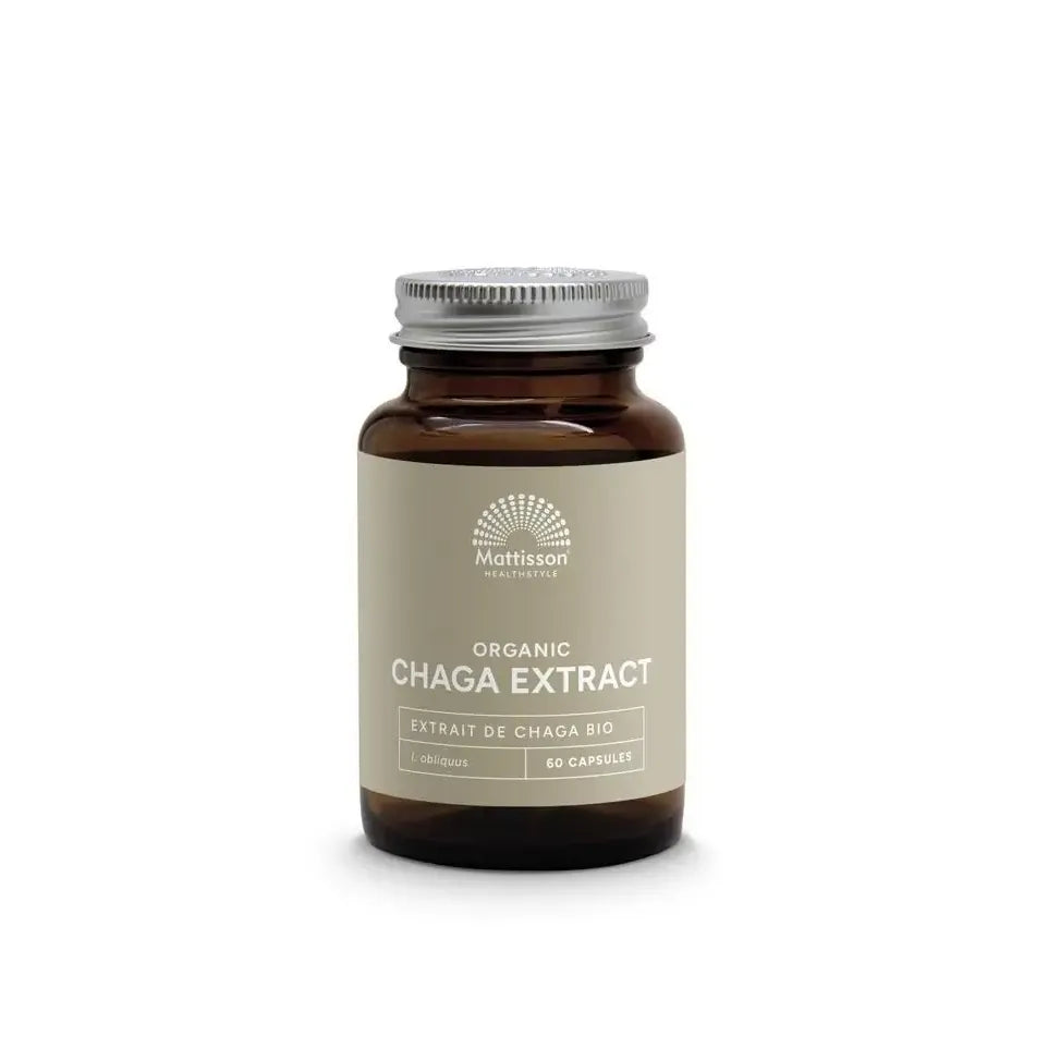 Mattisson Chaga extract biologisch 60 capsules