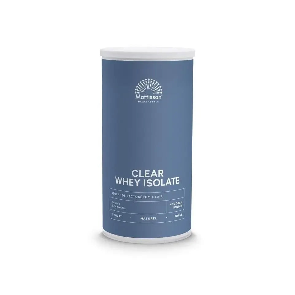 Mattisson Clear Whey poeder Naturel 400 gram