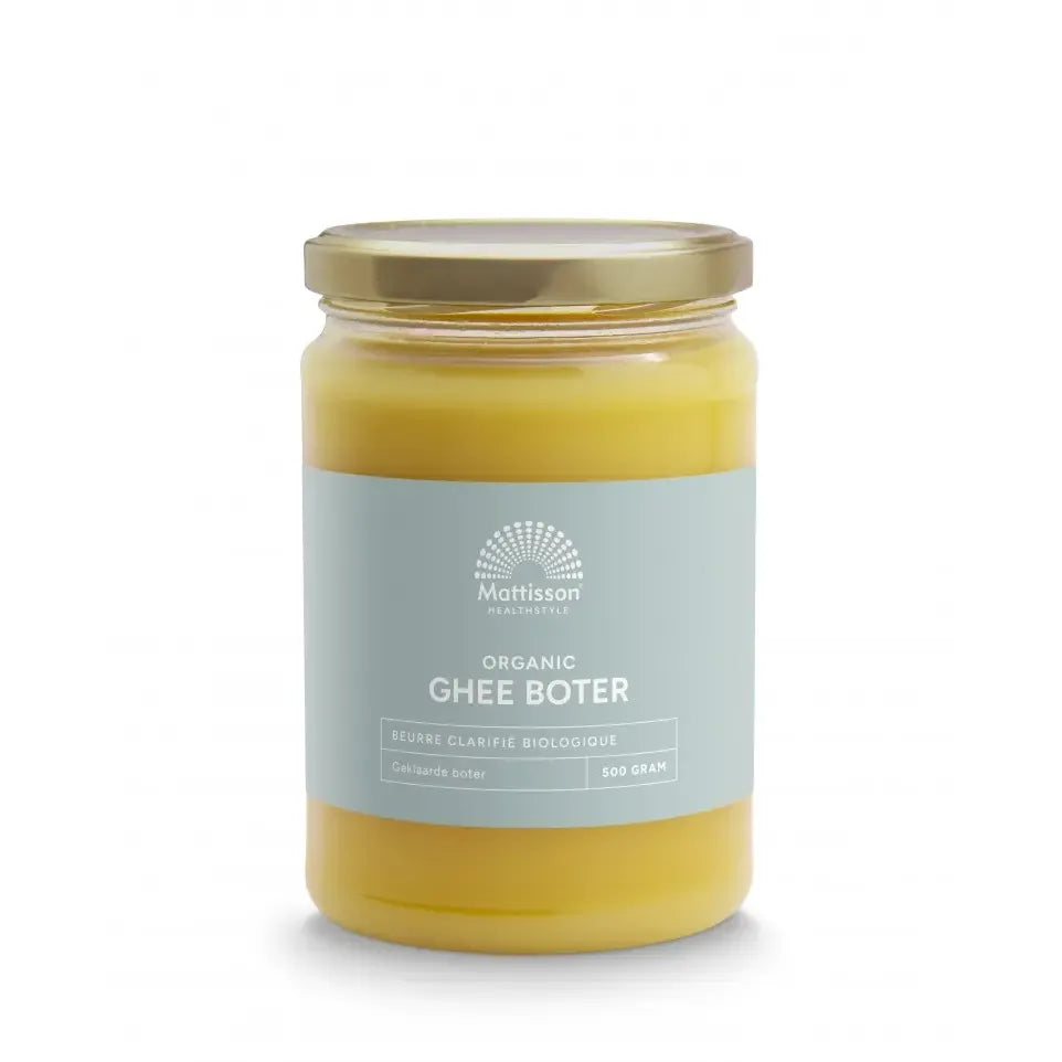 Mattisson Biologische Ghee Geklaarde boter 500 gram