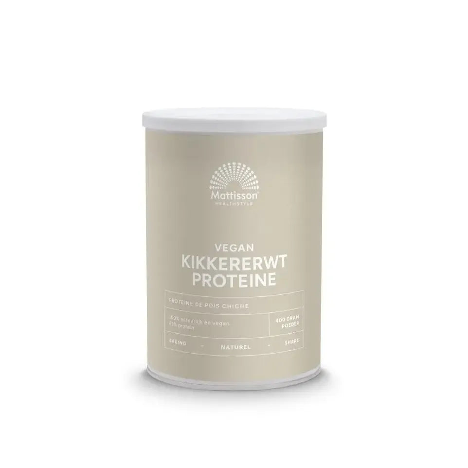 Mattisson Kikkererwt proteïne poeder 63% 400 gram
