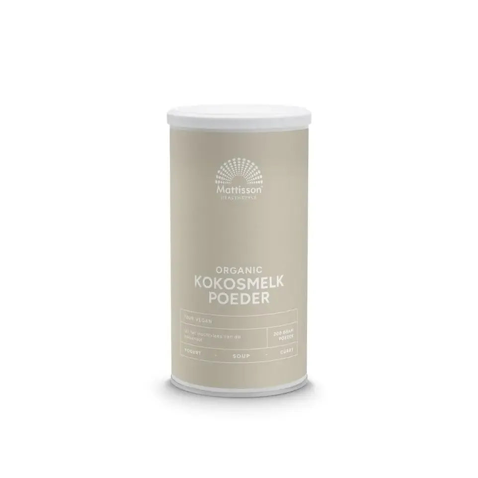 Mattisson Biologische Kokosmelk poeder 200 gram