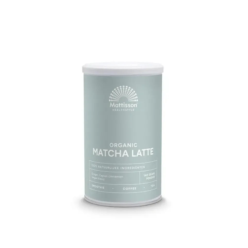 Mattisson Biologische Matcha Latte Gember Kaneel 140 gram