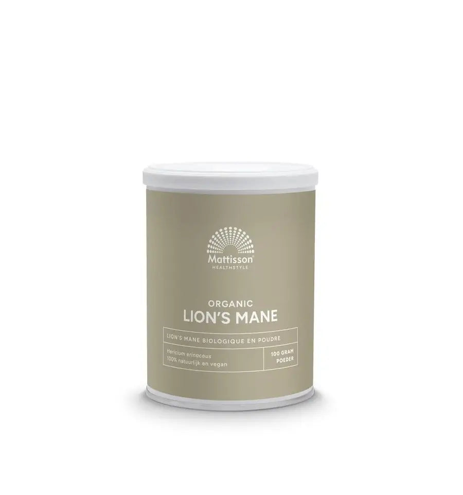 Mattisson Biologische Lion's Mane 100 gram