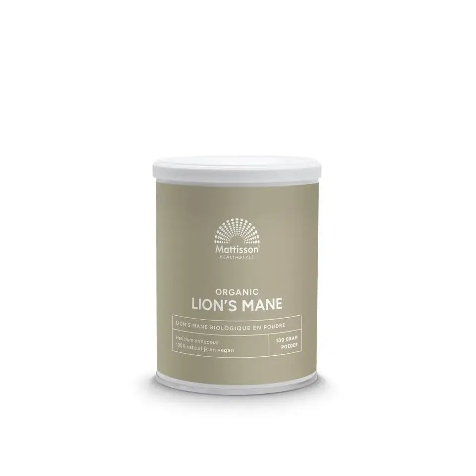 Mattisson Biologische Lion's Mane 100 gram