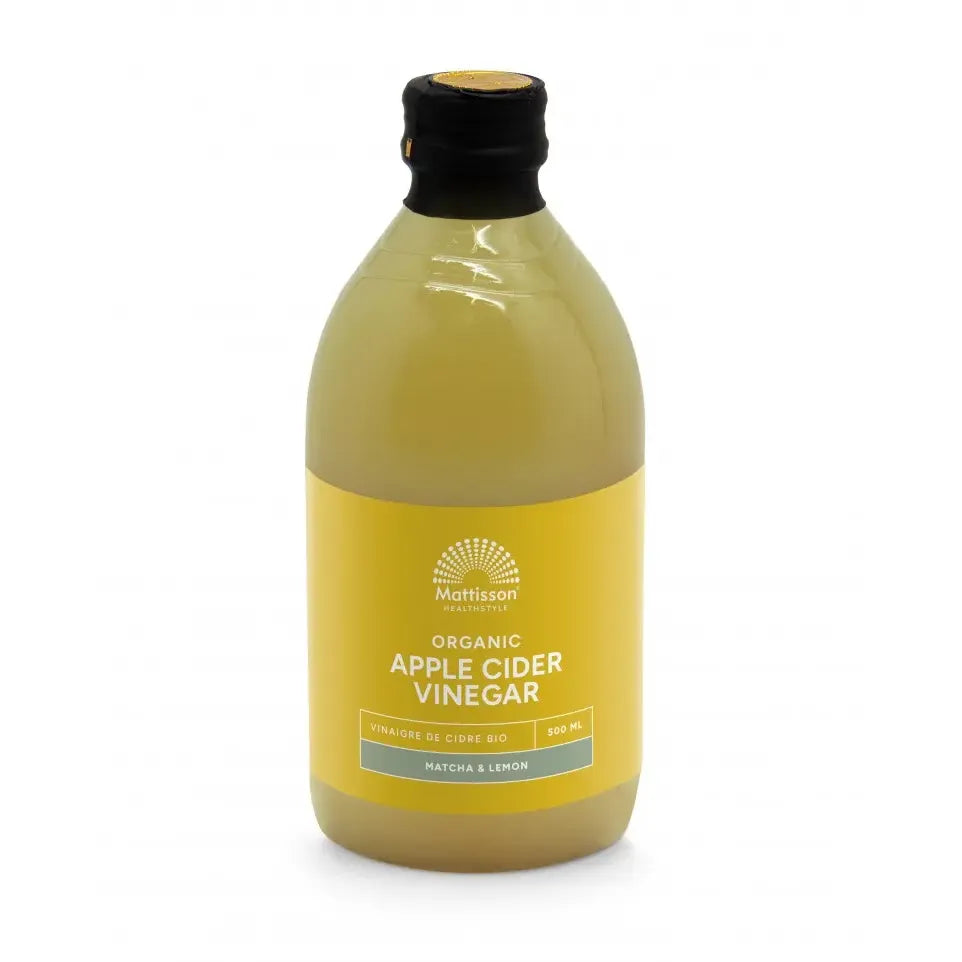 Mattisson Biologische Appelazijn Matcha & citroen 500 ml