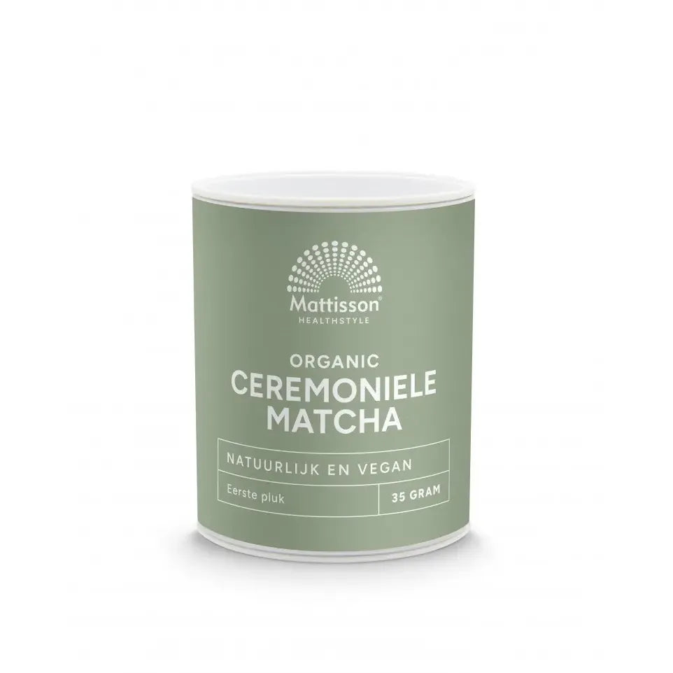 Mattisson Organic ceremoni matcha po biologisch 35 gram