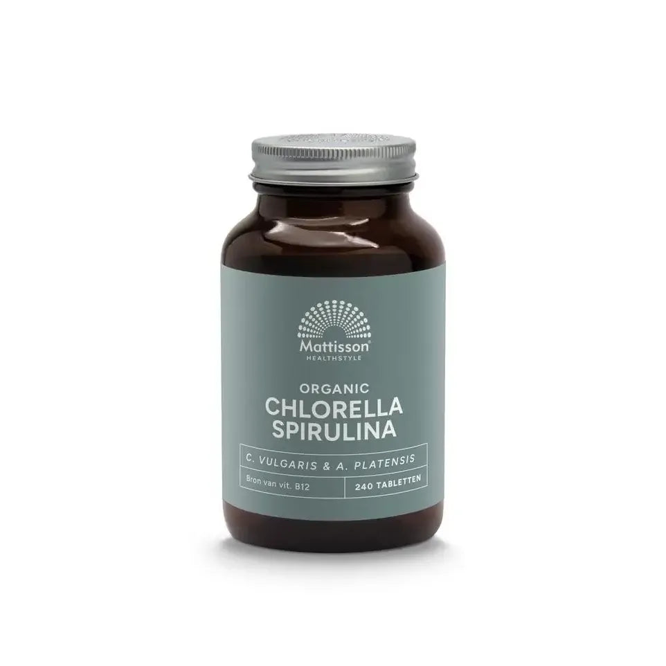 Mattisson Biologische Chlorella Spirulina 240 tabletten