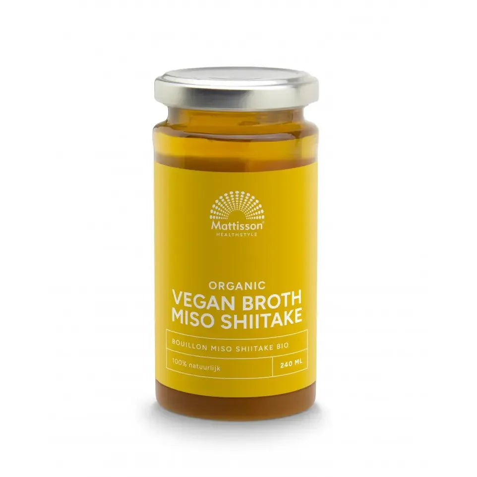 Mattisson Biologische Vegan Broth Miso Shiitake 240 ml
