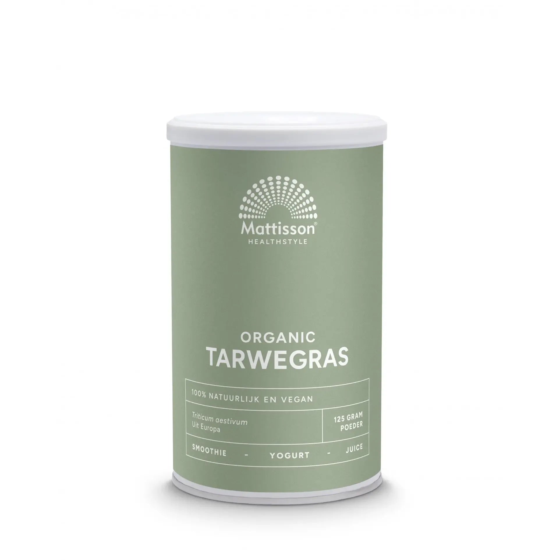 Mattisson Biologisch Tarwegras 125 gram