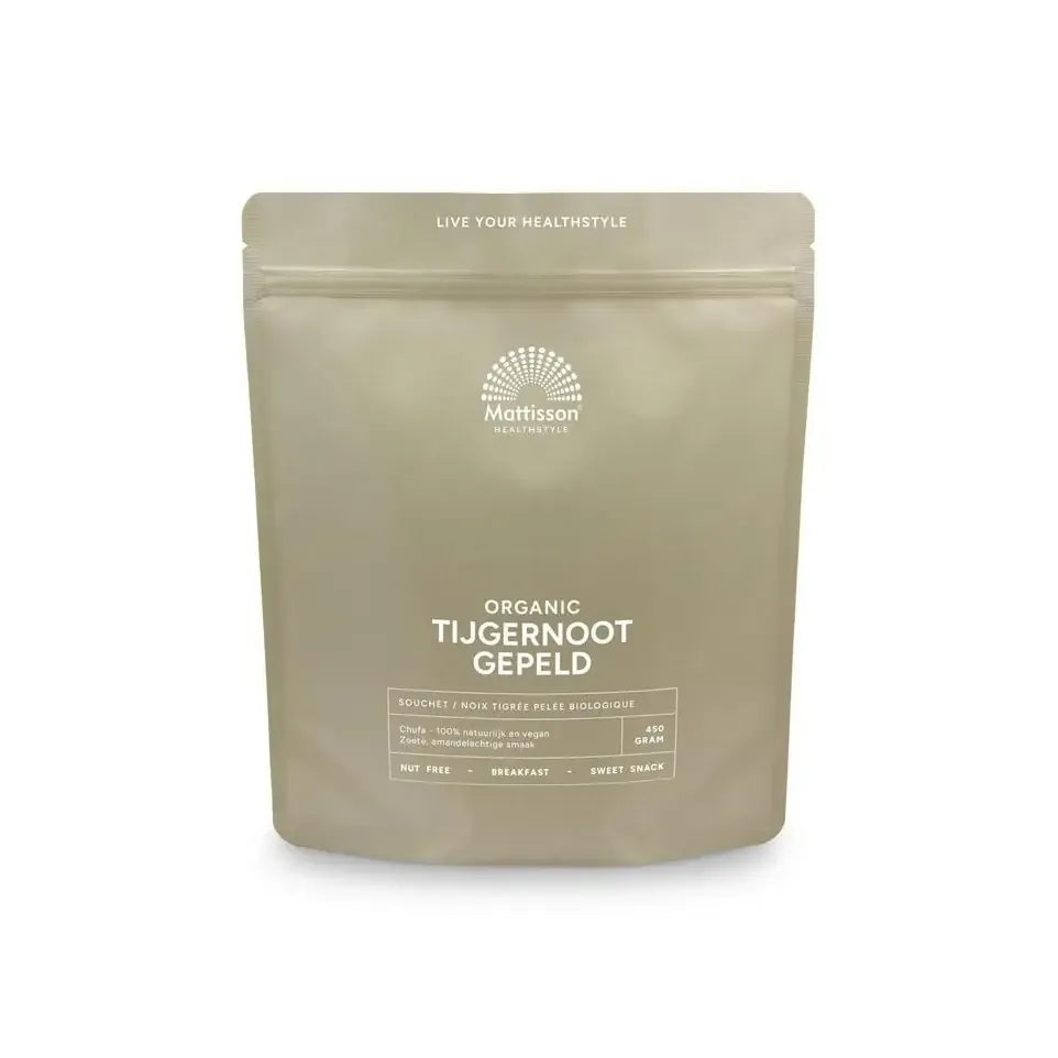 Mattisson Biologische Tijgernoot Gepeld 450 gram