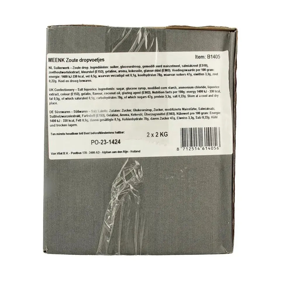 Meenk Zoute drop voetjes 4 kg