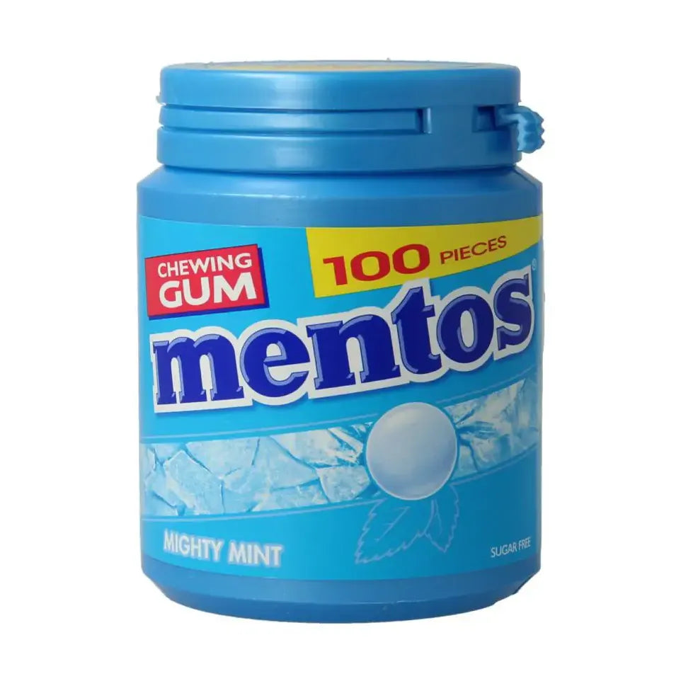 Mentos Gum XL mighty mint pot 150 gram