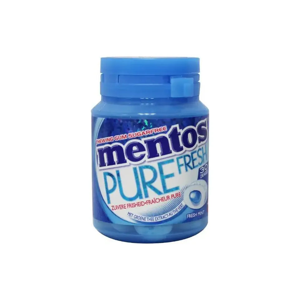 Mentos Pure fresh mint pot 30 stuks