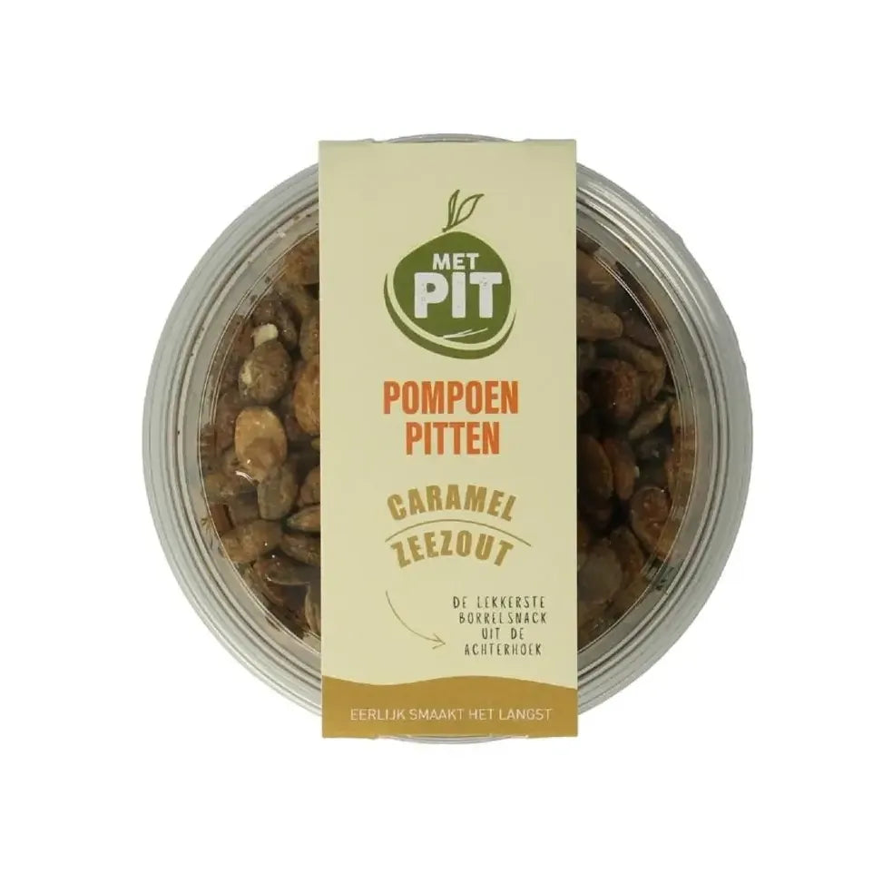 Met Pit Pompoenpitten caramel zeezout 150 gram