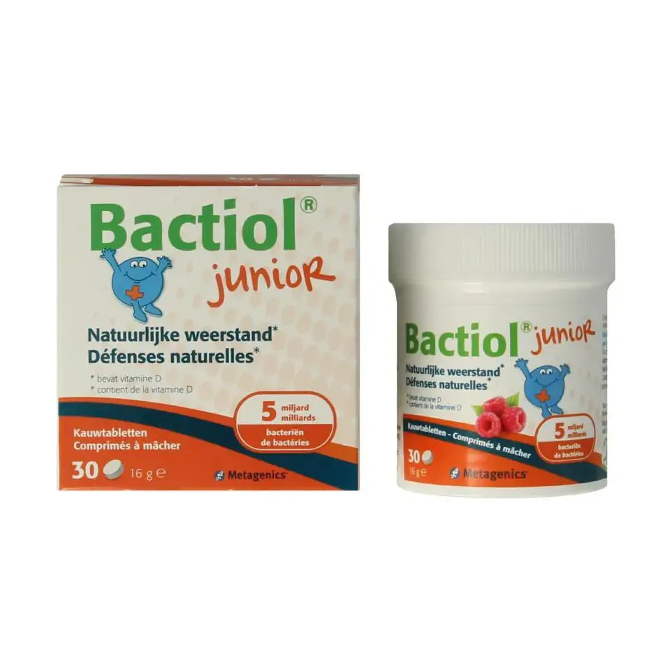 Metagenics Bactiol junior chew 30 kauwtabletten