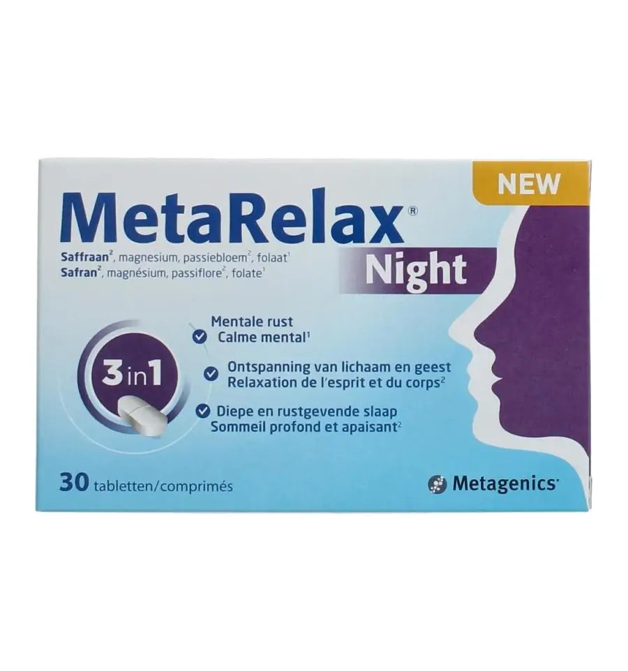 Metagenics Metarelax night 30 tabletten
