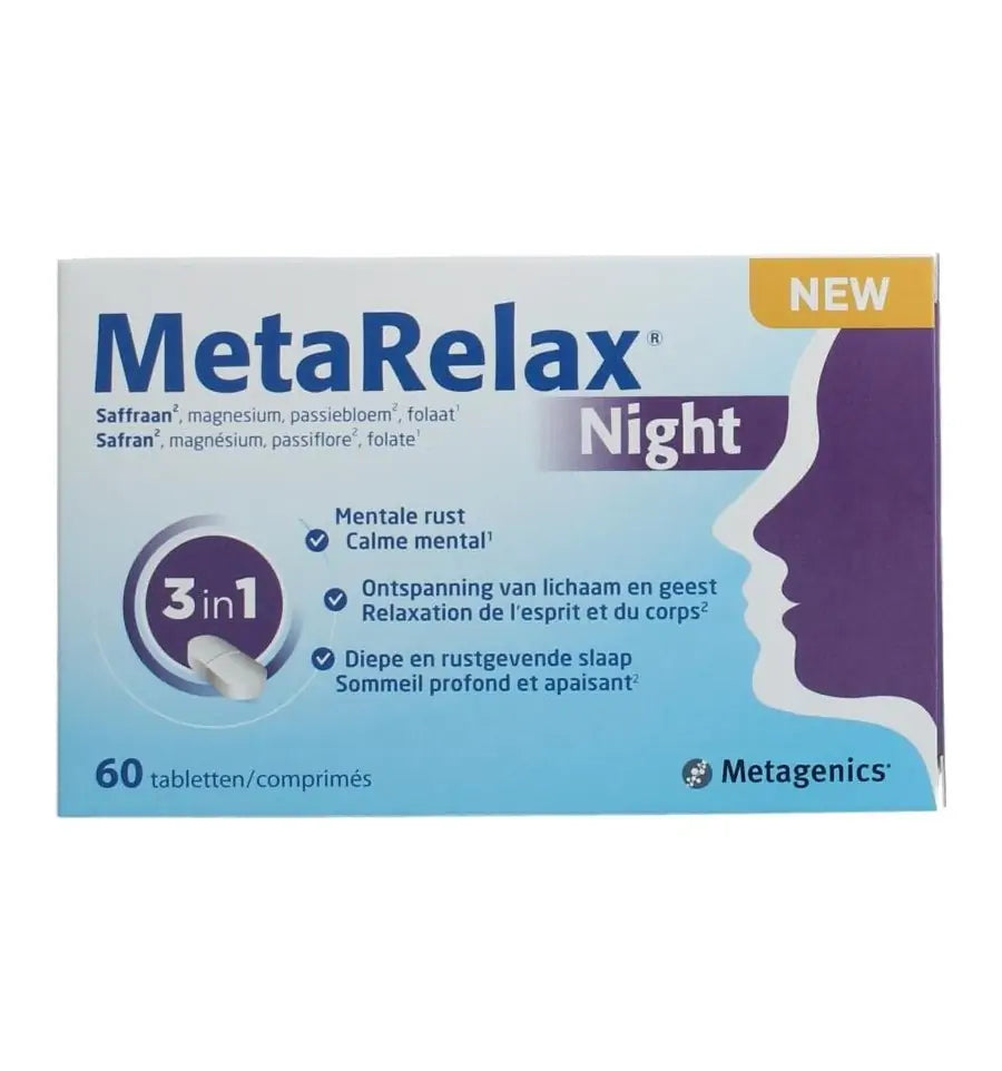 Metagenics Metarelax night 60 tabletten