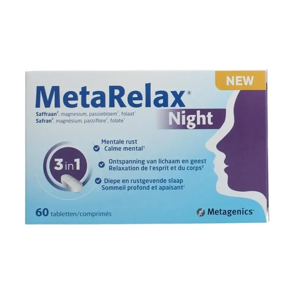 Metagenics Metarelax night 60 tabletten