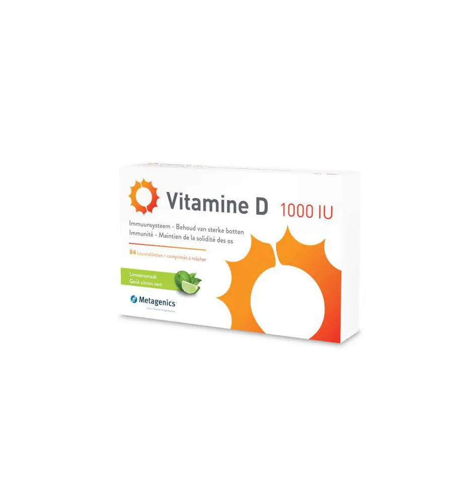 Metagenics Vitamine D 25 mcg 84 kauwtabletten