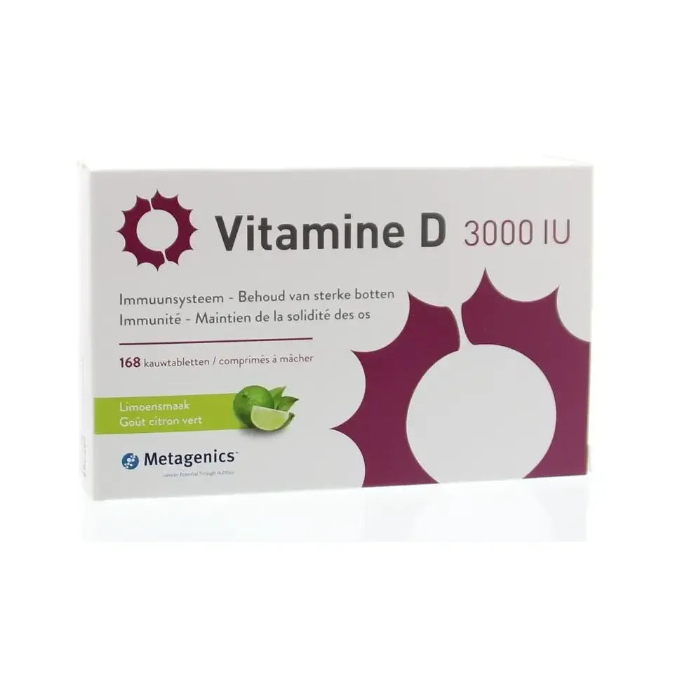 Metagenics Vitamine D 75 mcg 168 kauwtabletten