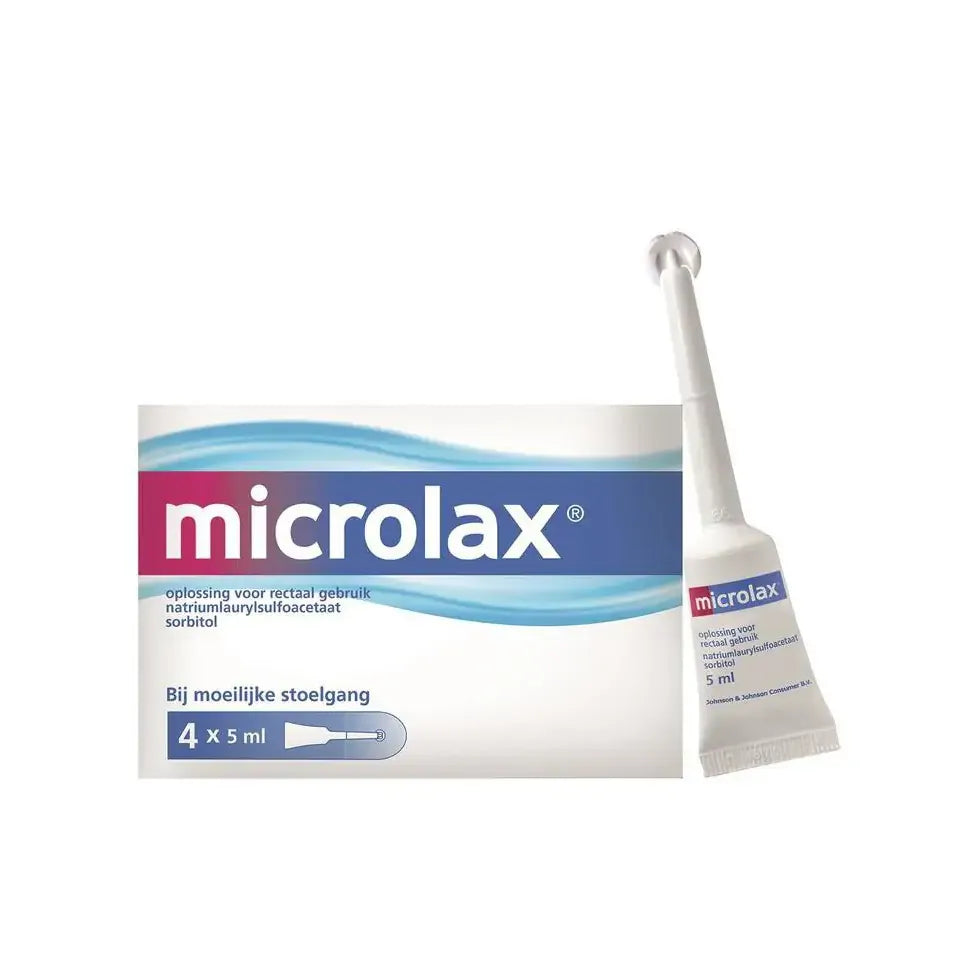 Microlax Klysma flacon 5ml 4 stuks