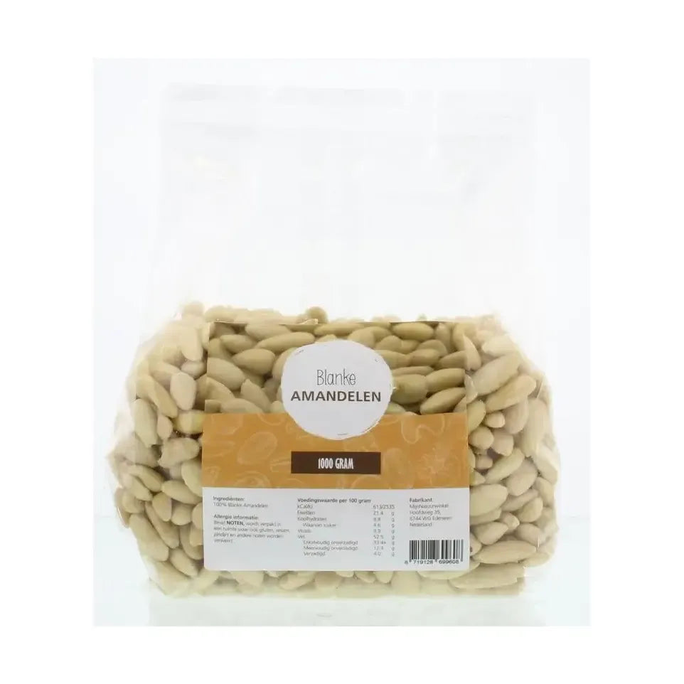 Mijnnatuurwinkel Blanke amandelen 1 kg