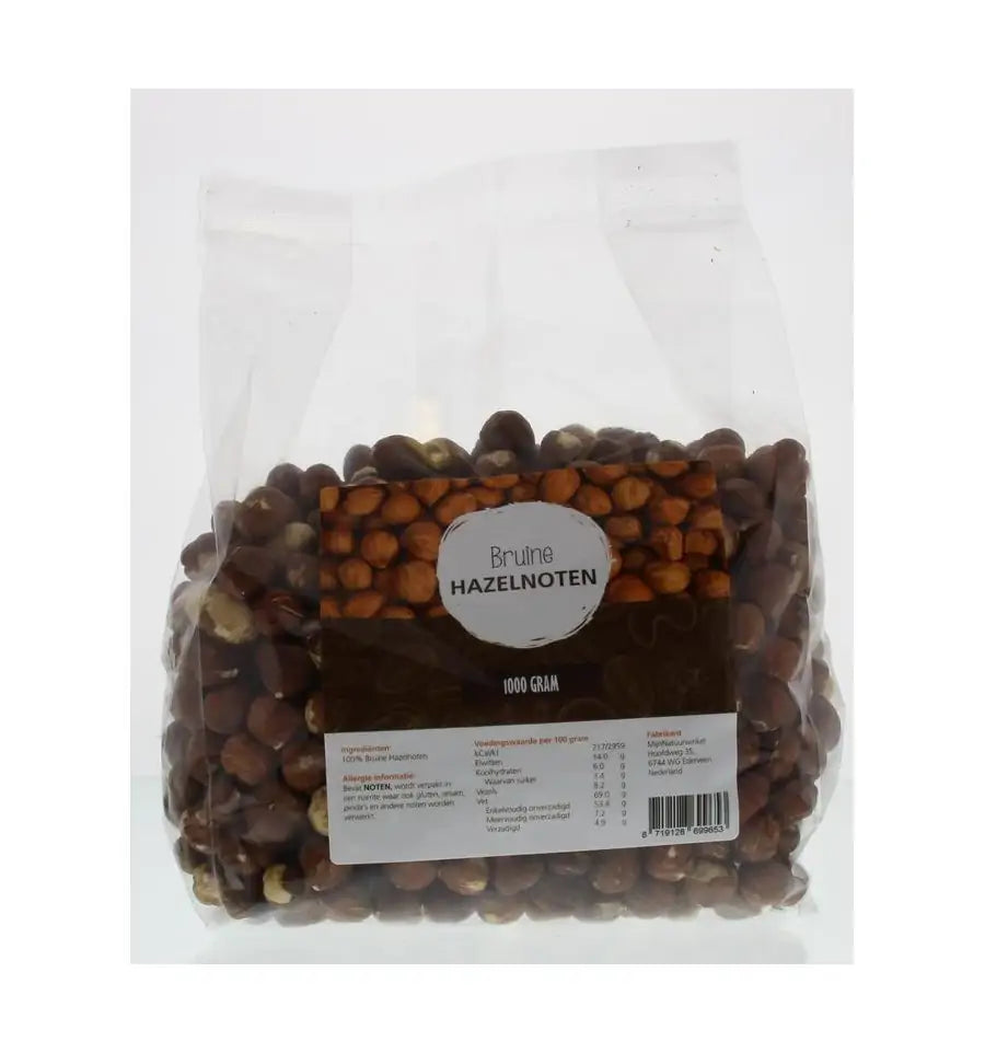 Mijnnatuurwinkel Bruine hazelnoten 1 kg