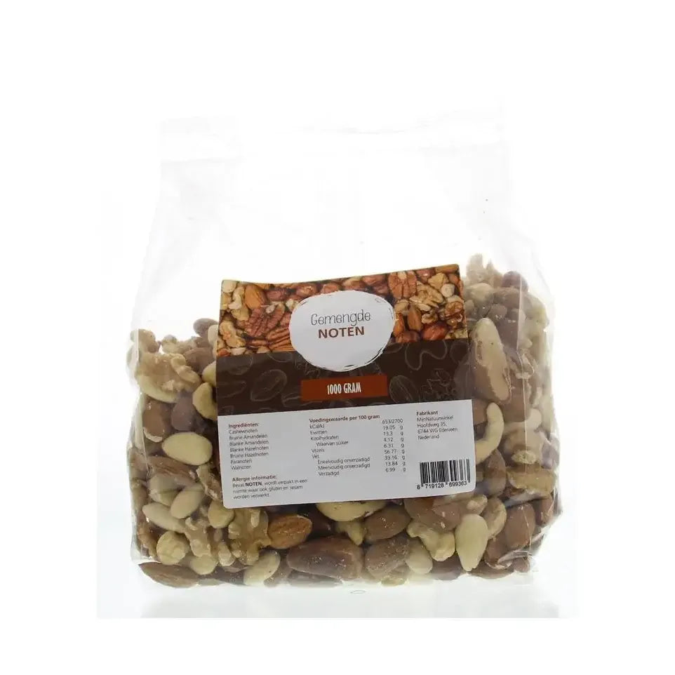 Mijnnatuurwinkel Gemengde noten 1 kg