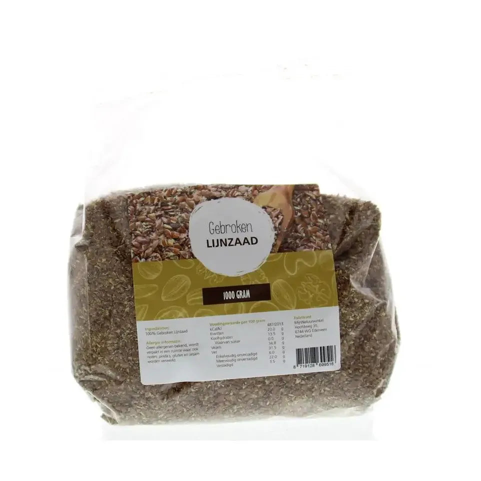 Mijnnatuurwinkel Lijnzaad gebroken 1 kg