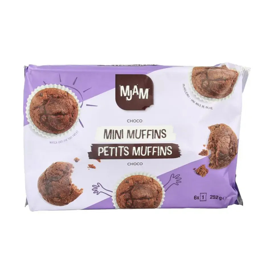 Mjam Chocolade muffins biologisch 252 gram