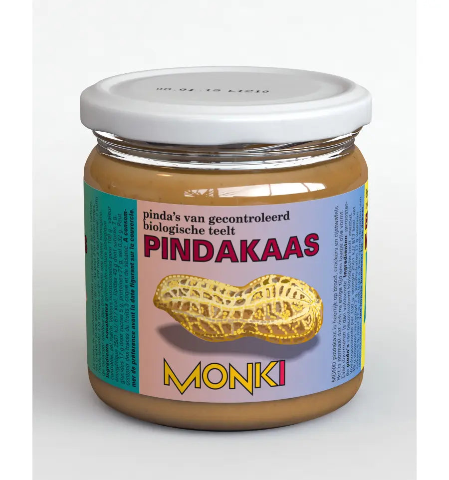 Monki Pindakaas met zout 330 gram