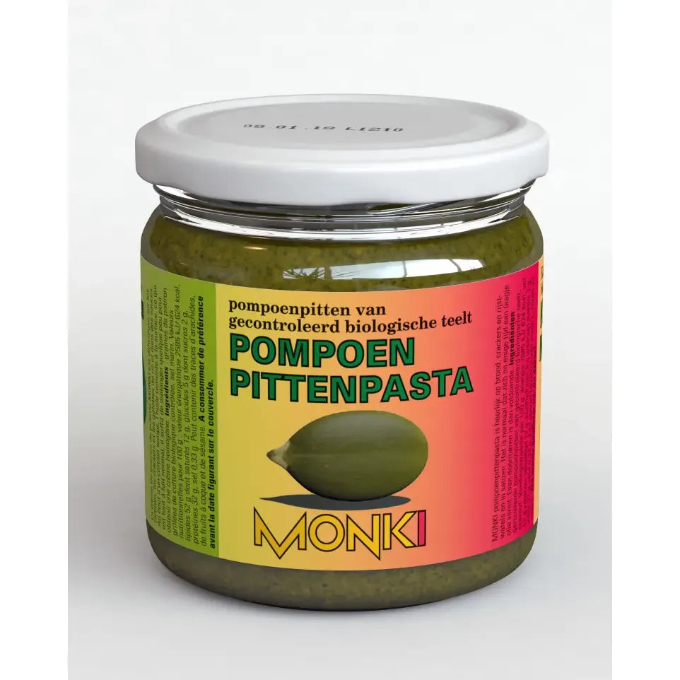 Monki Pompoenpittenpasta 330 gram