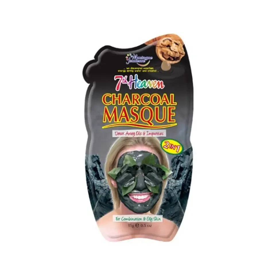 Montagne 7th Heaven gezichtsmasker charcoal 10 ml
