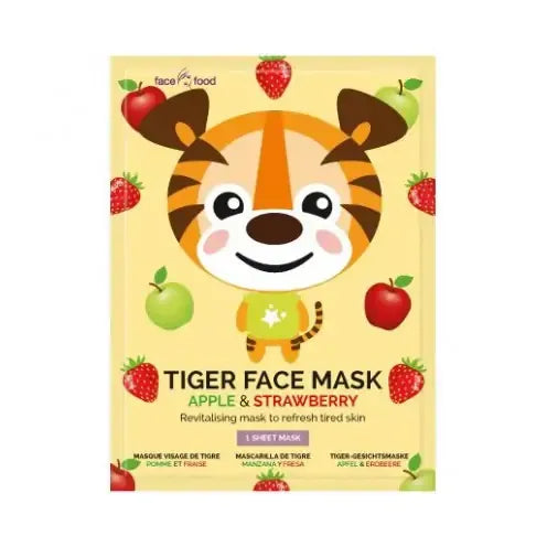 Montagne Tiger sheet face mask apple & strawberry