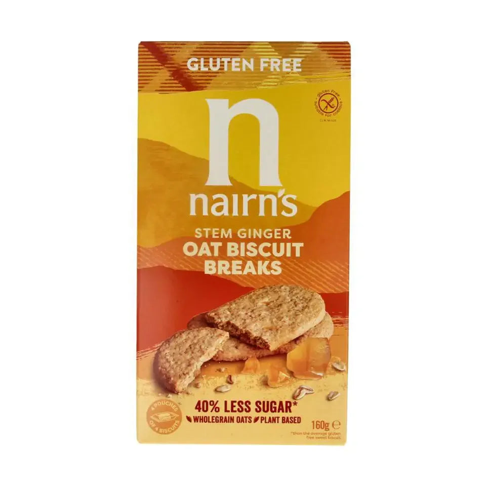 Nairns Biscuit breaks ginger 160 gram