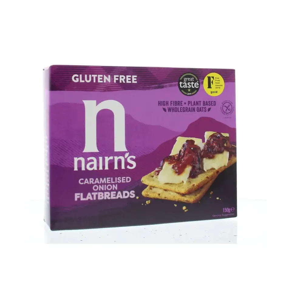 Nairns Flatbread gekarameliseerde ui 150 gram