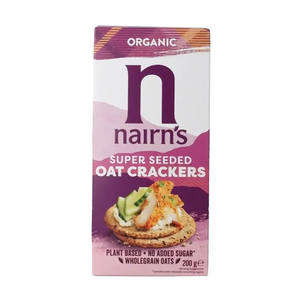 Nairns Oatcakes organic seeded 200 gram