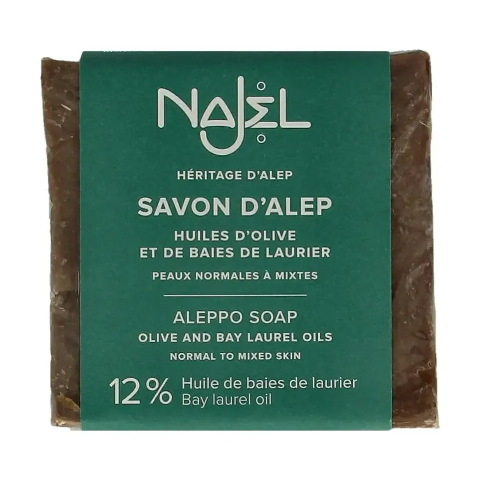 Najel Aleppo zeep olijf olie 12% 200 gram