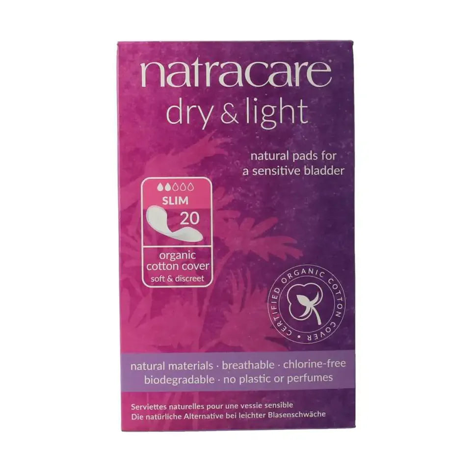 Natracare Dry & light pads 20 stuks