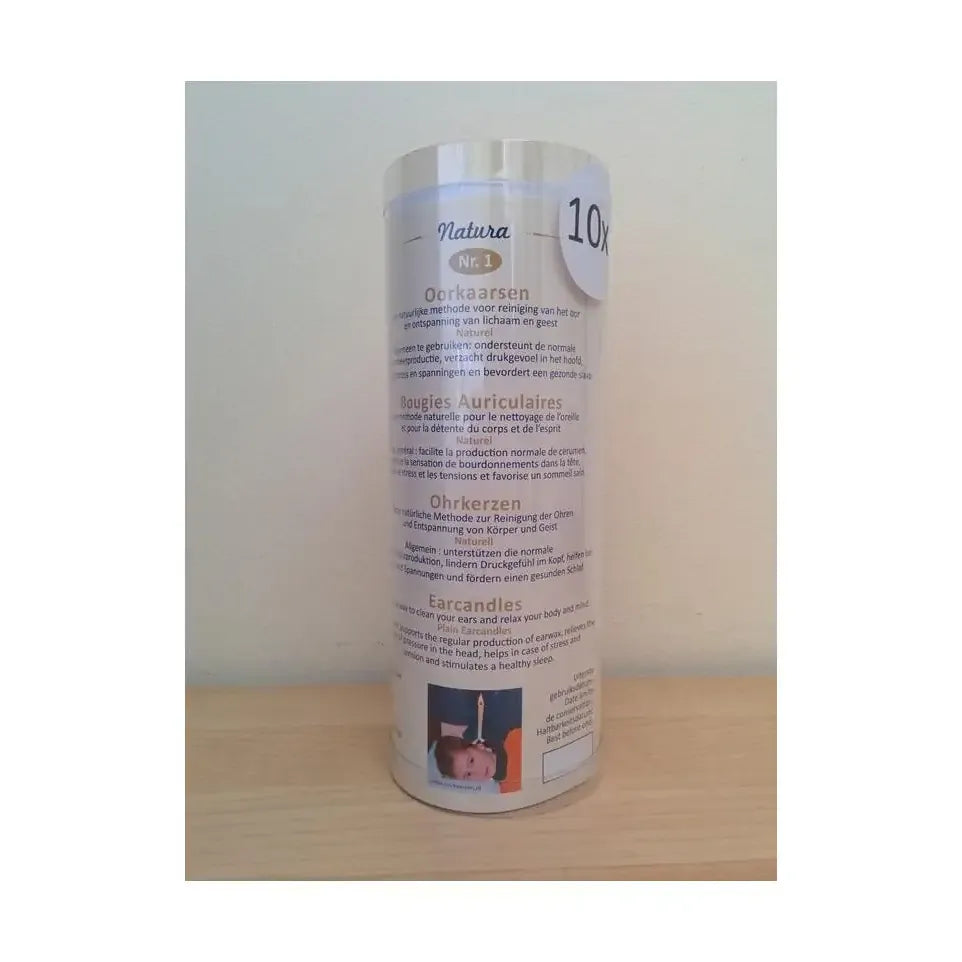 Natura Oorkaarsen naturel nr.1 10 stuks