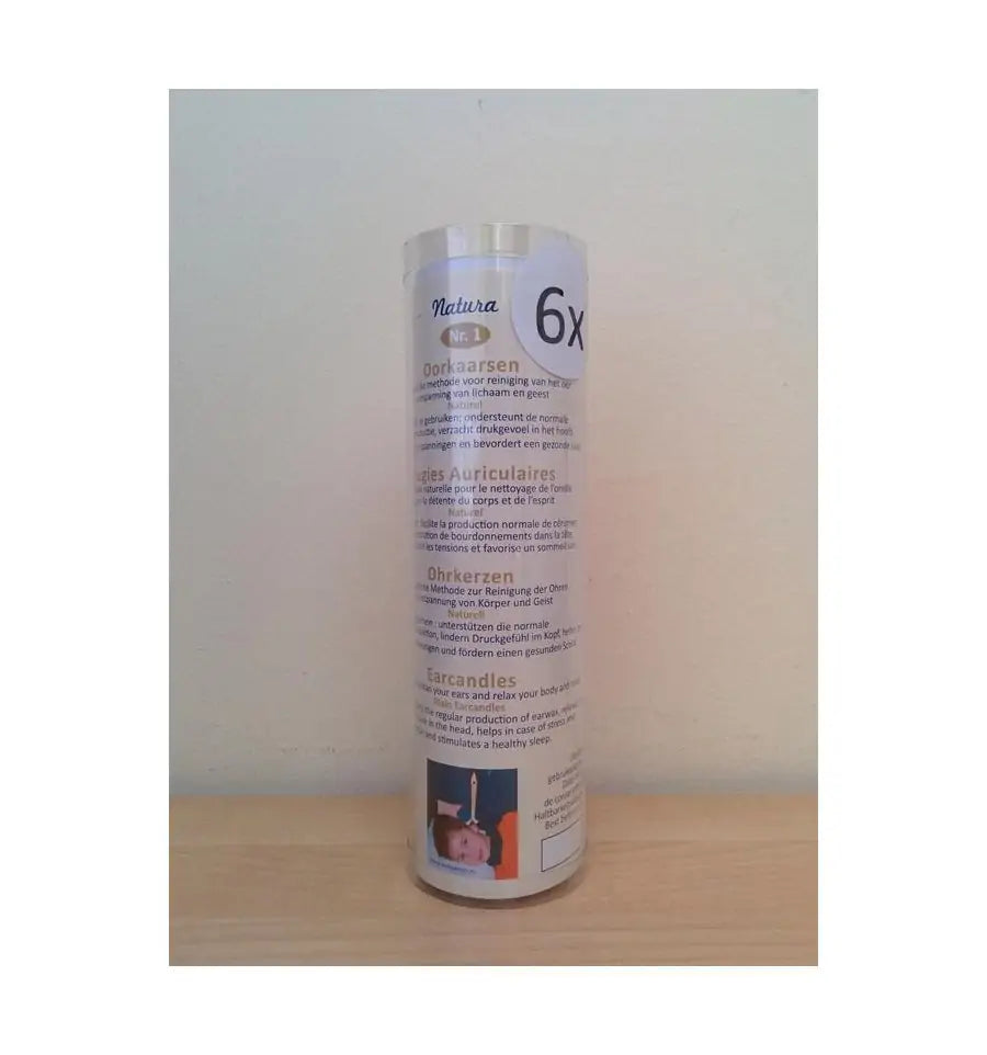 Natura Oorkaarsen naturel nr.1 6 stuks