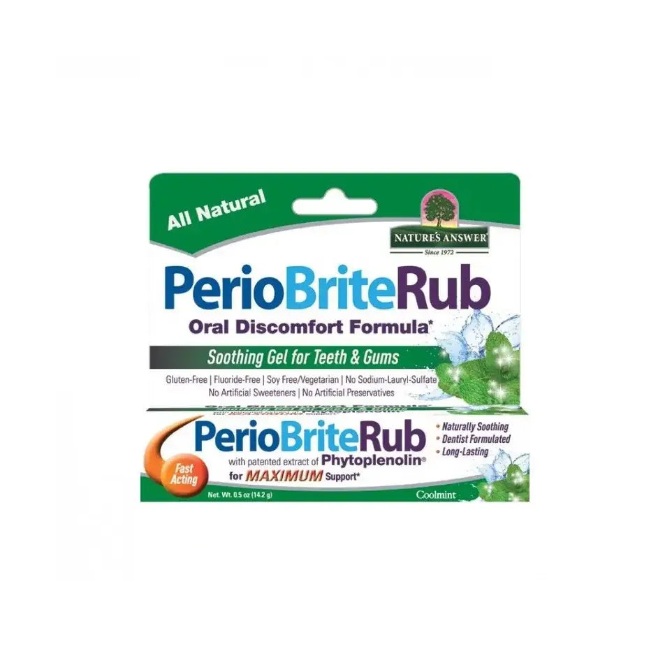 Natures Answer PerioBrite Rub tandvleesgel 22 kruiden Q10 14