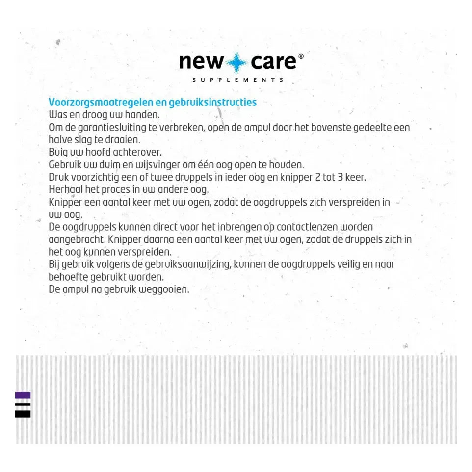 New Care Oogdruppel B5 15 ampullen