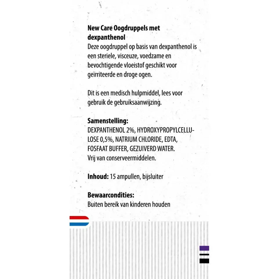 New Care Oogdruppel B5 15 ampullen