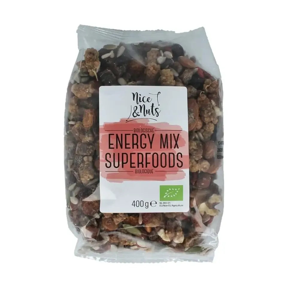 Nice & Nuts Energy mix superfoods biologisch 400 gram