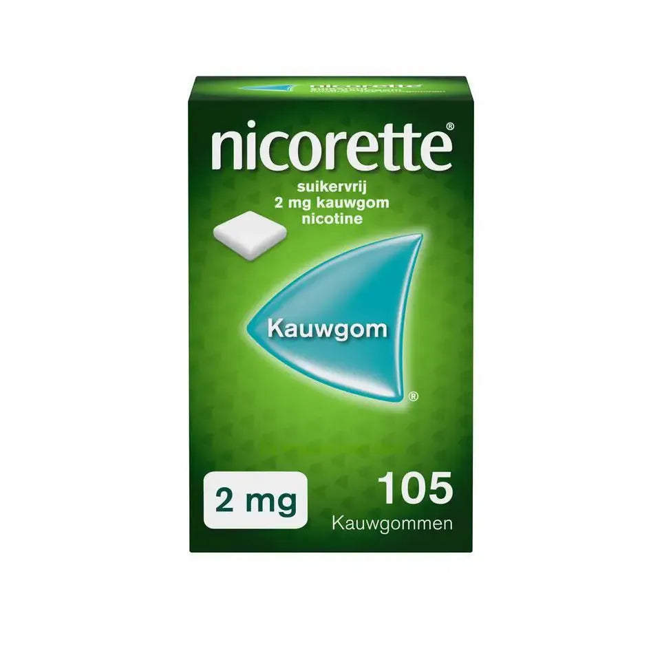 Nicorette Kauwgom 2 mg classic 105 stuks