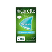 Nicorette Kauwgom 2 mg menthol mint 30 stuks