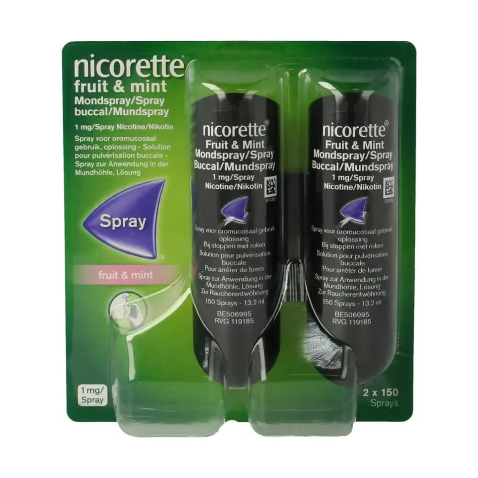Nicorette Mondspray fruit & mint duo 300 ml