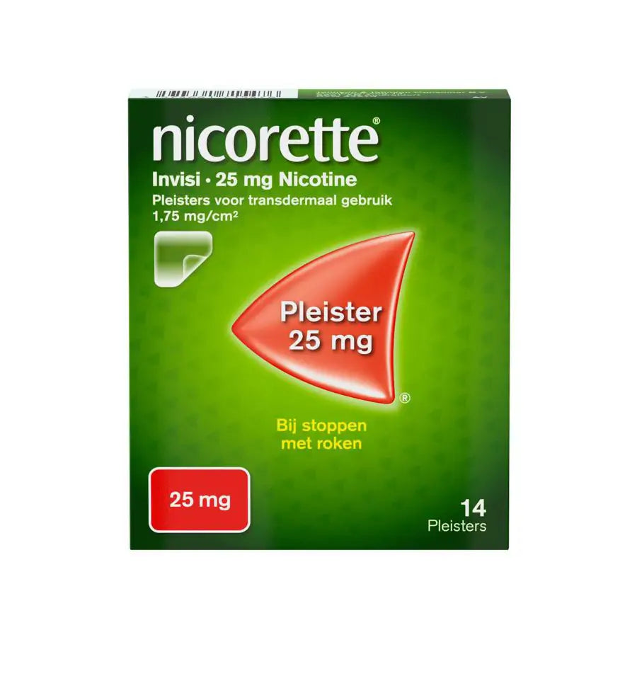 Nicorette pleister 25 mg av 14 stuks