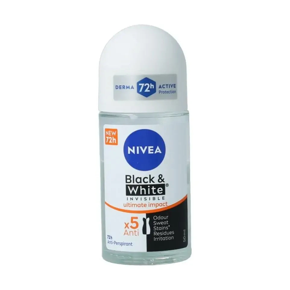 Nivea Deodorant roller black & white ultra impact 50 ml
